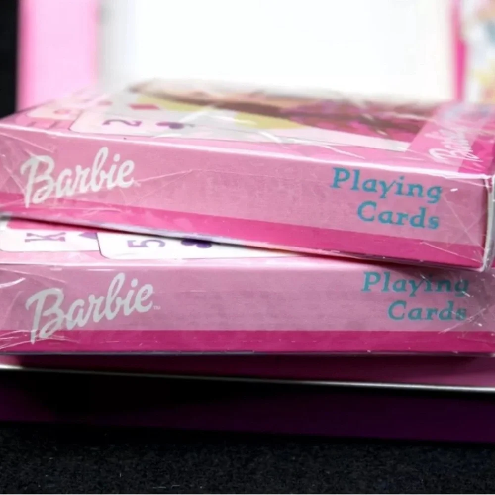 PRICE FIRM RARE Barbie Pink Playing Cards Collector Set - Picture 16 of 16